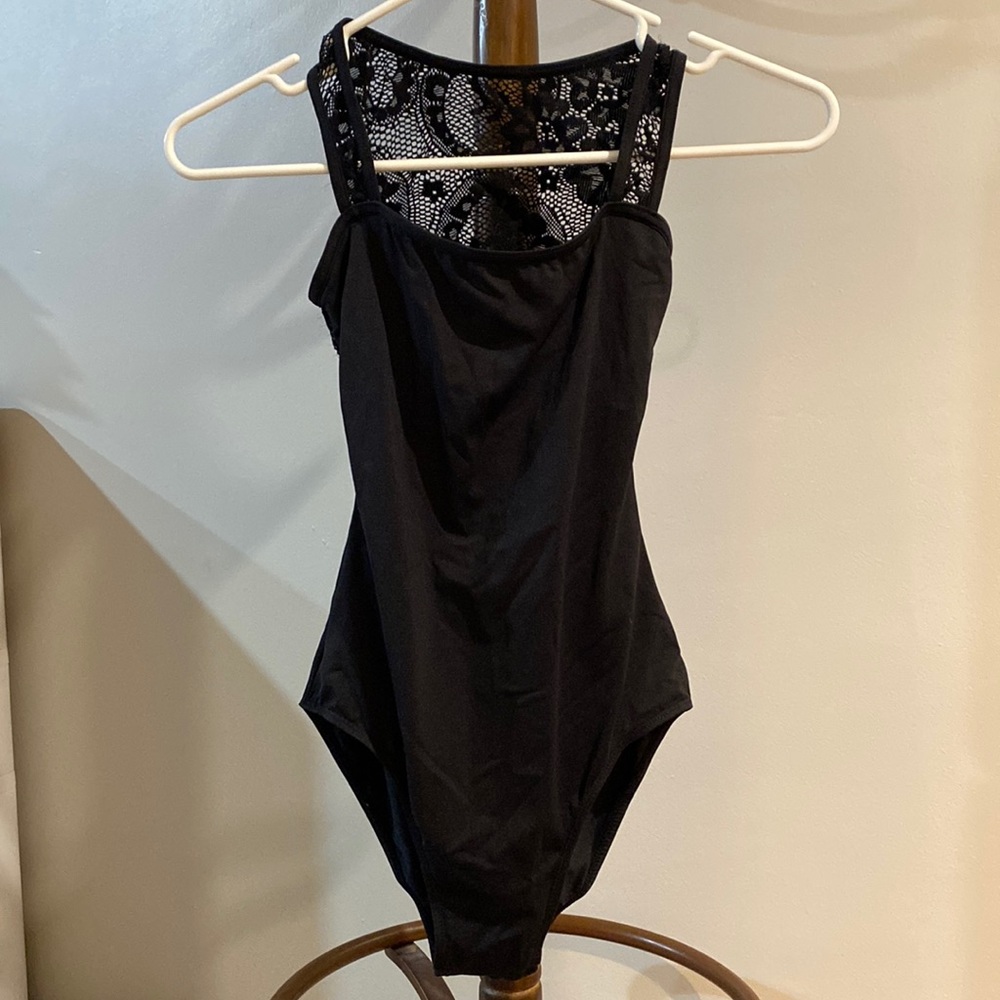 K.H. Martin black dance leotard